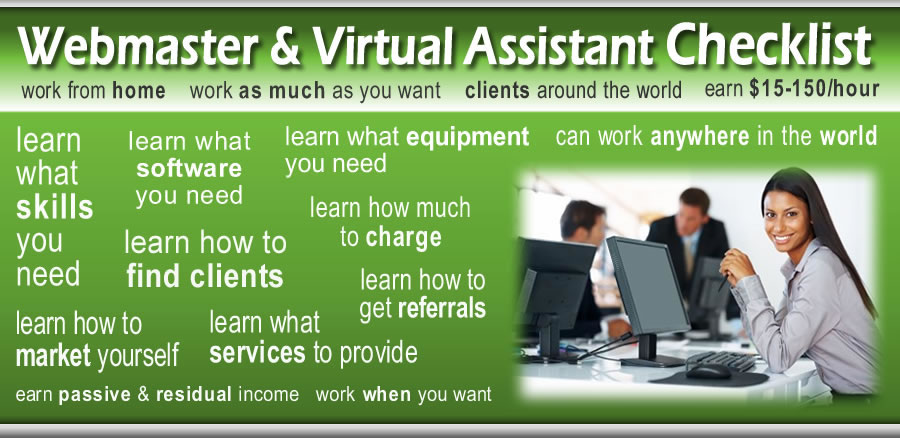 Webmaster / Virtual Assistant Checklist